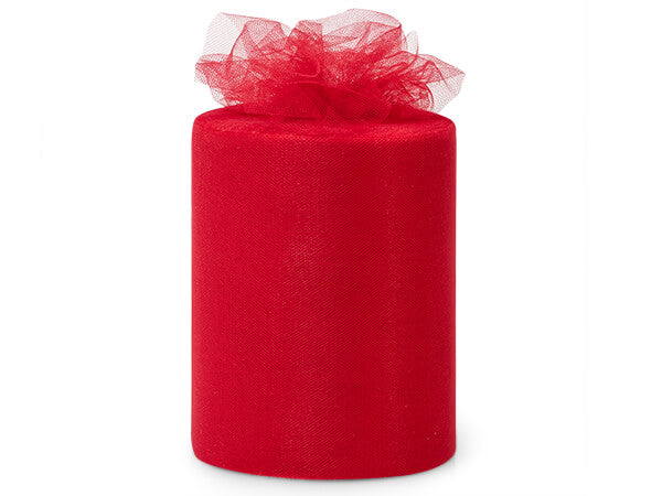 Premium Tulle Rolls - Various Sizes -- Red Ruby Color