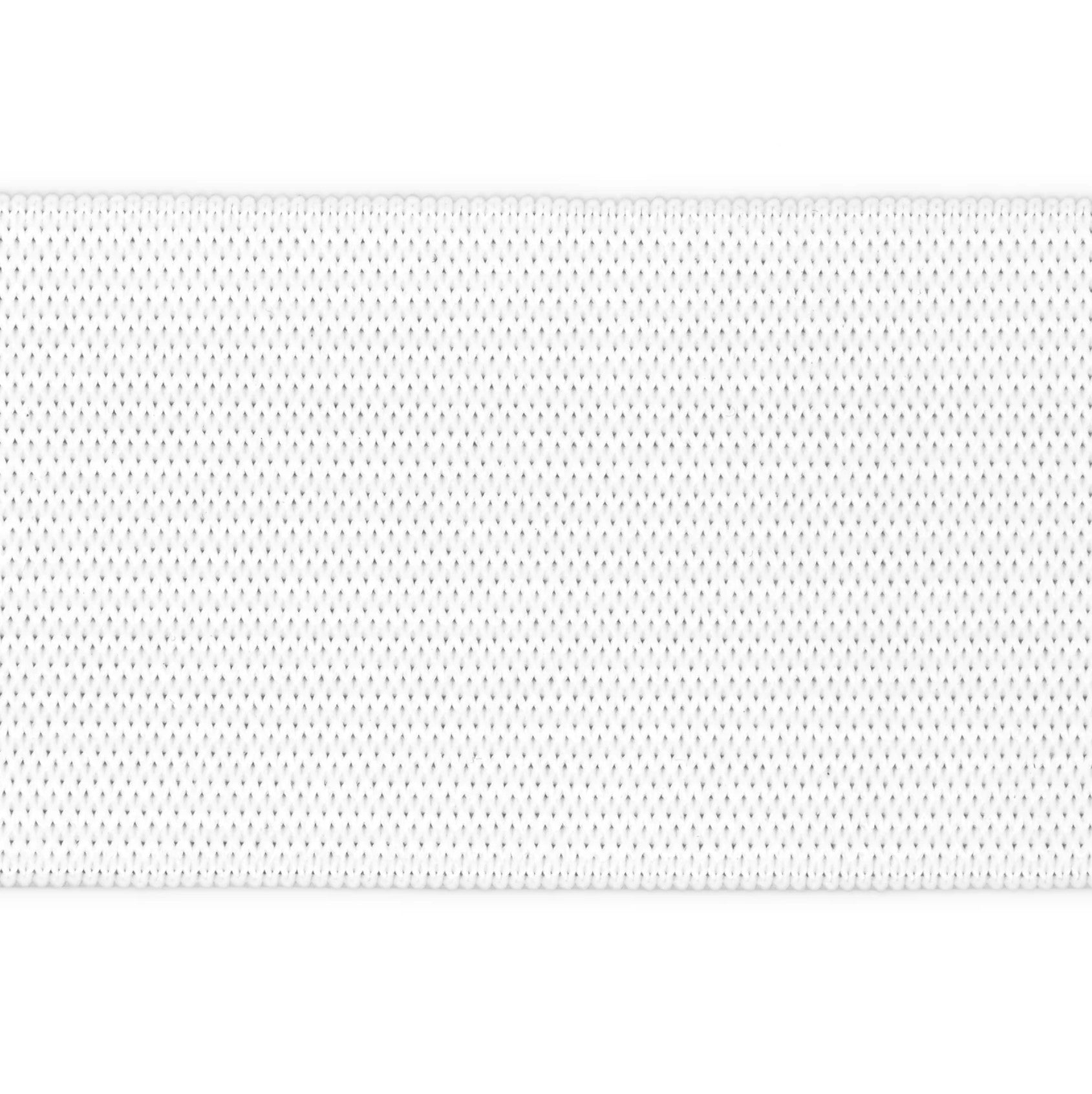 White Heavy Stretch Waistband Elastic (1.5 in x 1-1/4 yds) -- Ref. 9319W -- by Drittz®