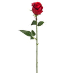 Load image into Gallery viewer, 17.5 in --- Red Color - Rose Bud Spray Artificial Flower
