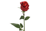 Load image into Gallery viewer, 17.5 in --- Red Color - Rose Bud Spray Artificial Flower
