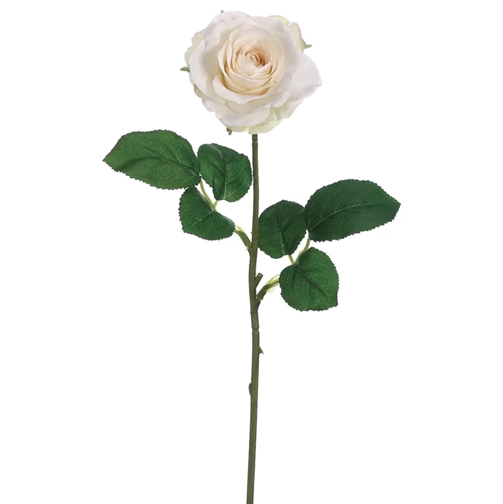 17 in --- Beige --- Small Tea Rose Spray -- Artificial Flower