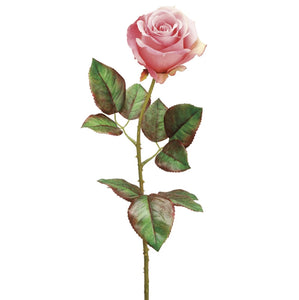 20.5 in --- Beauty Color --- Handwrapped Silk Rose Flower Spray -- Artificial Flower