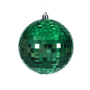 Green --- Mirror Ball Ornament -- Various Sizes by Vickerman®