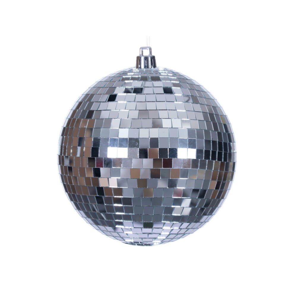 Silver --- Mirror Ball Ornament -- Various Sizes by Vickerman®