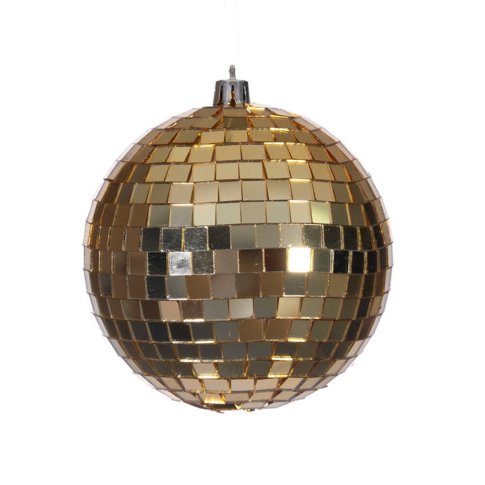 Gold --- Mirror Ball Ornament -- Various Sizes by Vickerman®