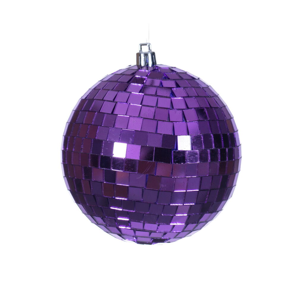 Purple --- Mirror Ball Ornament -- Various Sizes by Vickerman®