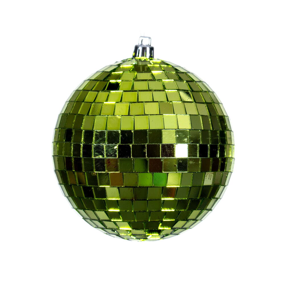 Lime --- Mirror Ball Ornament -- Various Sizes by Vickerman®