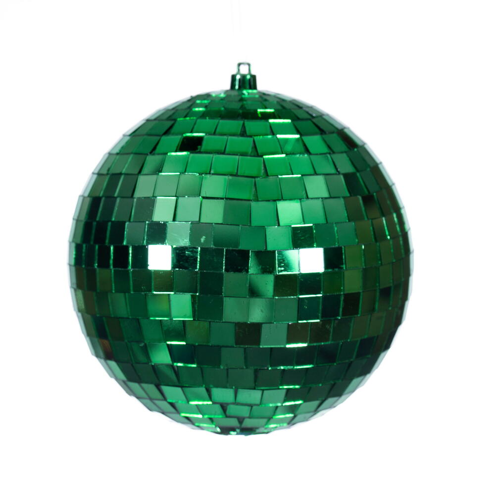 Green --- Mirror Ball Ornament -- Various Sizes by Vickerman®