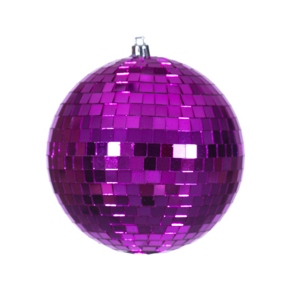 Fuchsia --- Mirror Ball Ornament -- Various Sizes by Vickerman®