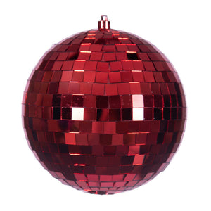 Red --- Mirror Ball Ornament -- Various Sizes by Vickerman®