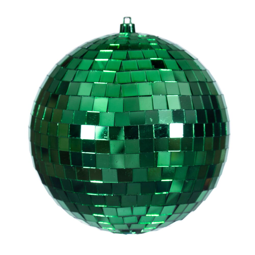 Green --- Mirror Ball Ornament -- Various Sizes by Vickerman®