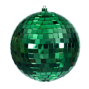 Green --- Mirror Ball Ornament -- Various Sizes by Vickerman®