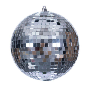 Silver --- Mirror Ball Ornament -- Various Sizes by Vickerman®