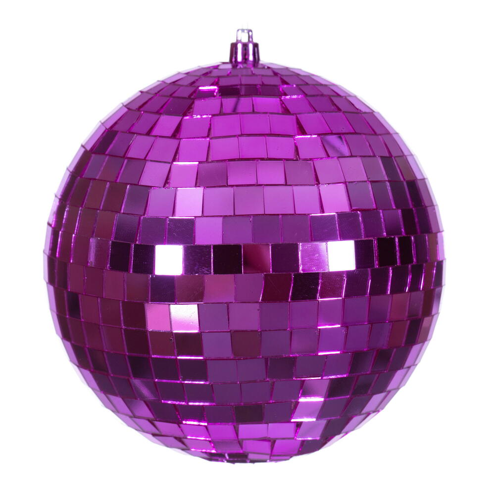 Fuchsia --- Mirror Ball Ornament -- Various Sizes by Vickerman®