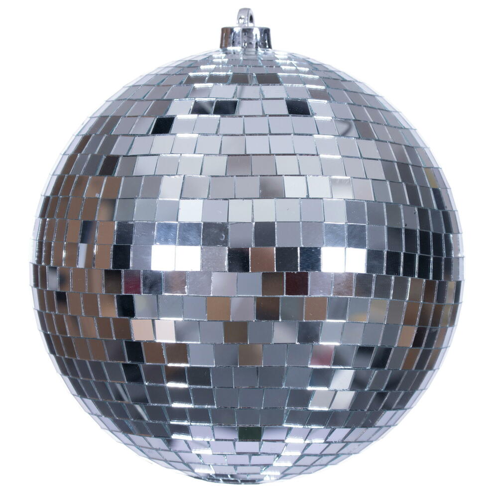 Silver --- Mirror Ball Ornament -- Various Sizes by Vickerman®