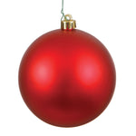 Load image into Gallery viewer, Red --- Matte Finish - Ball Ornament -- Various Sizes by Vickerman®
