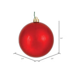 Load image into Gallery viewer, Red --- Shiny Finish - Ball Ornament -- Various Sizes by Vickerman®
