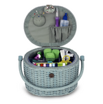 Load image into Gallery viewer, Small Oval Weaved - Sewing Basket by DRITZ®
