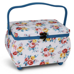 Load image into Gallery viewer, Medium Curved Sewing Basket (Floral Print Design) by DRITZ®
