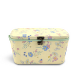 Load image into Gallery viewer, Large Oval Sewing Basket (Yellow Floral Design) by DRITZ®
