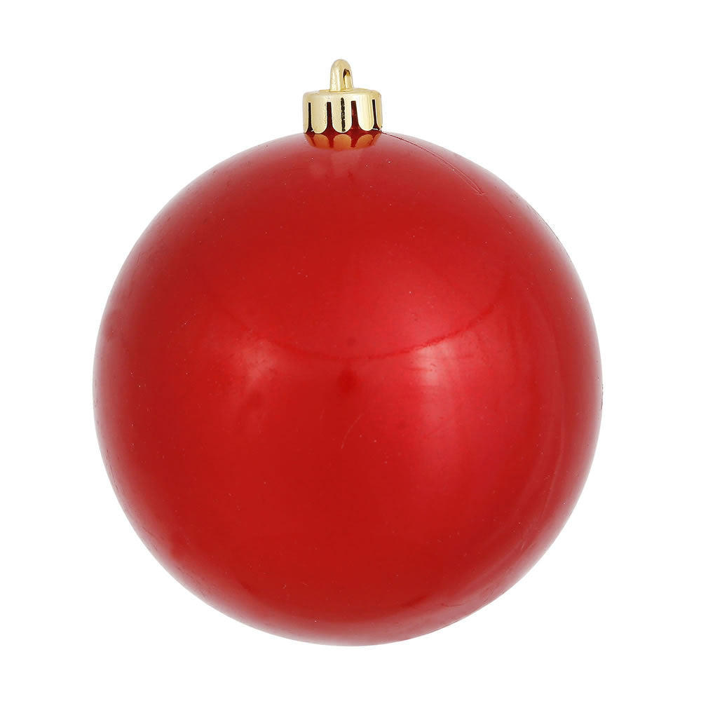 Red --- Candy Finish - Ball Ornament -- Various Sizes by Vickerman®