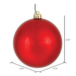 Load image into Gallery viewer, Red --- Shiny Finish - Ball Ornament -- Various Sizes by Vickerman®
