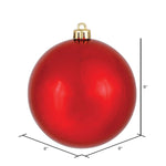 Load image into Gallery viewer, Red --- Shiny Finish - Ball Ornament -- Various Sizes by Vickerman®
