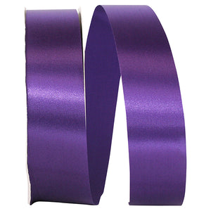 Florist Basics -- Acetate / Satin Supreme Cooler Ribbon -- Regal Purple Color --- Various Sizes