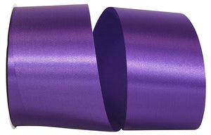 Florist Basics -- Acetate / Satin Supreme Cooler Ribbon -- Regal Purple Color --- Various Sizes