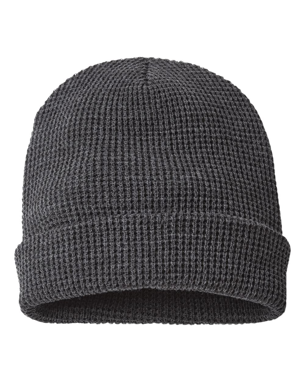 Adjustable Cuffed Beanie --- Heather Charcoal