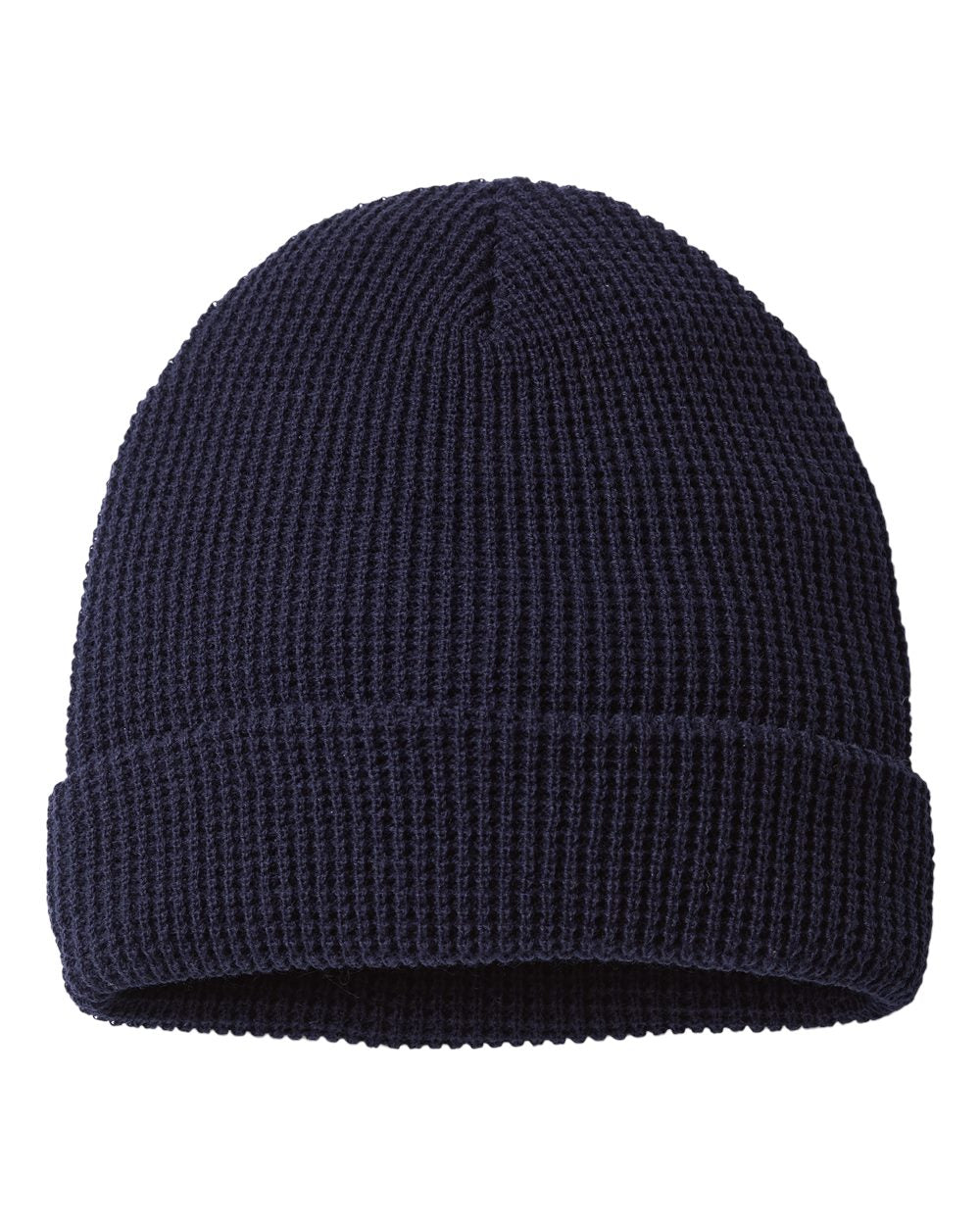 Adjustable Cuffed Beanie --- Navy