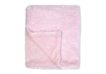 Load image into Gallery viewer, Ridge Plush Baby Blanket -- 30 x 36 in - Pink Color
