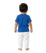 Load image into Gallery viewer, Baby Fine Jersey T-shirt - 100% Cotton - Royal
