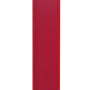 Outdoor Ribbon --- 1-1/2 inch  x  10 yards - Value Velvet Wired Edge Ribbon -- Scarlet Color