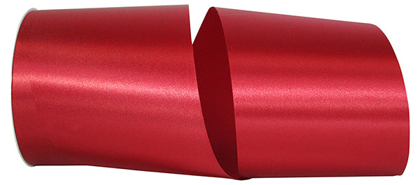 Florist Basics -- Acetate / Satin Supreme Cooler Ribbon -- Scarlet Color --- Various Sizes