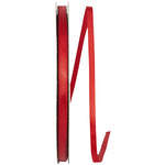 Load image into Gallery viewer, Double Face Satin Ribbon -- Scarlet Color --- Various Sizes
