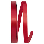 Load image into Gallery viewer, Double Face Satin Ribbon -- Scarlet Color --- Various Sizes
