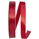 Load image into Gallery viewer, Double Face Satin Ribbon -- Scarlet Color --- Various Sizes
