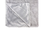 Load image into Gallery viewer, Ridge Plush Baby Blanket -- 30 x 36 in - Grey Color
