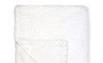 Load image into Gallery viewer, Ridge Plush Baby Blanket -- 30 x 36 in - White Color
