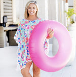 Load image into Gallery viewer, Women&#39;s Beach Pom-Pom Cover Up --- Multicolor Party
