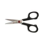 Load image into Gallery viewer, 4 1/4&quot; --- Light-weight - Red Dot Embroidery Scissors, Black Color by Mundial®
