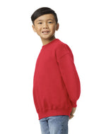 Load image into Gallery viewer, Heavy Blend Crewneck -- Youth Sweatshirt -- Red Color
