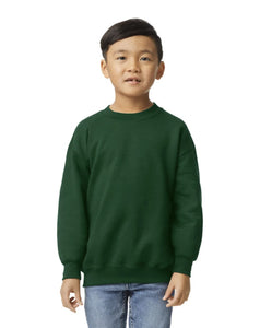 Heavy Blend Crewneck -- Youth Sweatshirt -- Forest Color