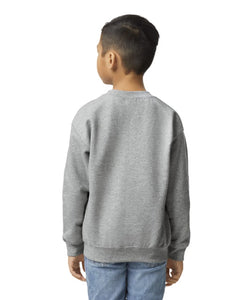 Heavy Blend Crewneck -- Youth Sweatshirt -- Sport Grey Color