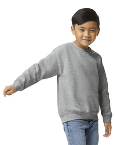 Heavy Blend Crewneck -- Youth Sweatshirt -- Sport Grey Color