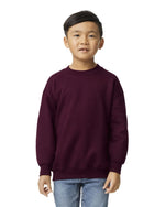 Load image into Gallery viewer, Heavy Blend Crewneck -- Youth Sweatshirt -- Maroon Color
