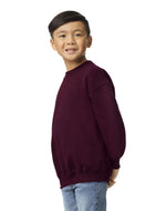 Load image into Gallery viewer, Heavy Blend Crewneck -- Youth Sweatshirt -- Maroon Color
