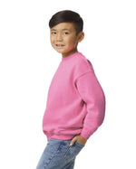Load image into Gallery viewer, Youth Heavy Blend™ Fleece Crewneck Sweatshirt -- Pink Color
