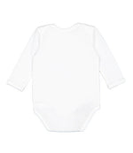 Load image into Gallery viewer, Baby Long Sleeve Jersey Bodysuit - 100% Cotton -- White
